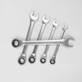 Wholesale Matt Ratchet Wrench Hanging Bag 8-Piece Set Not Open Dual-Purpose Ratchet and Wrench Kit Tools Hardware Tools