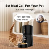 Video Wifi App Control Dog Cat Feeder Dispenser Auto Smart Remote Connected 4L Automatic Pet Food Bowl With Camera