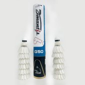 Dmantis Brand G50 Model High Quality Chinese Factory Direct Sale 3rd Class Natural Goose Feather Shuttlecock (2 Tubes)