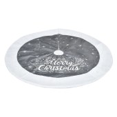 Christmas Tree Carpet Base Mat Decoration Christmas Tree Skirt Grey Christmas Tree Foot Cover Santa Claus Snowflake