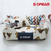 Comfortable new design small pet beds & accessories soft plush warmth luxury dog cat bed for large dogs