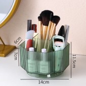 360 Rotating Makeup Brush Holder Cosmetic Display Case Clear Makeup Lip Gloss Or Storage Box