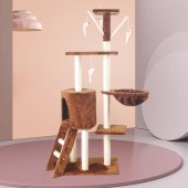 Wholesale Sisal Rope cat tree furniture cheap large cat tree apartment cat wall shelves Apartments