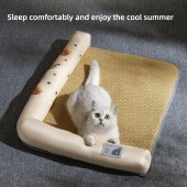 Dog Pet Bed Sofa Mat Cooling Pad Supplies Summer Cat and Dog Bed Suitable for All Seasons