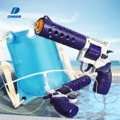 Dual Revolver Water Gun Kids Large-Capacity Electric Backpack Water Gun for Summer Outdoor Shooting Water Game