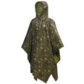 Waterproof Square Raincoat Adults Camouflage Poncho Cloak Outdoor Camping Hiking Lightweight Hooded Poncho With Pocket