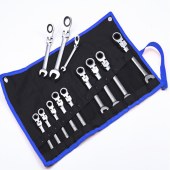 Ratchet Spanner Flex Head Ratcheting Repair Tools 12pcs Ratchet Wrench Set