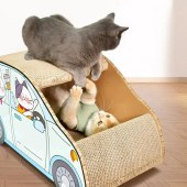 Car Shape Cat House Cat Scratcher for Cat Hideout Play and Scratch Ultimate Cat Scratch Bed Long lasting