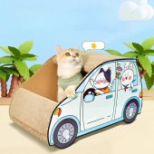 Car Shape Cat House Cat Scratcher for Cat Hideout Play and Scratch Ultimate Cat Scratch Bed Long lasting