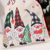 Xmas Stocking Decoration Product Personalised Xmas Gift Bag Painted Linen Sack Popular Christmas Gifts