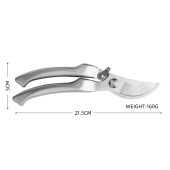 Professional garden tools 420J2 Stainless Steel strong garden pruning scissors high quality scissors