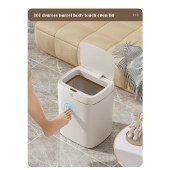 Three Modes Induction Smart Sensor Trash Can Waterproof Bathroom Living Room Kitchen Indoor