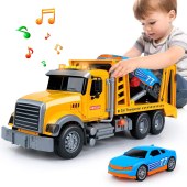 Toy Truck Transport Cars City Vehicles Toys Kids Toys Car Boys gift Toddlers Friction Power Set Push and Go Play Vehicles